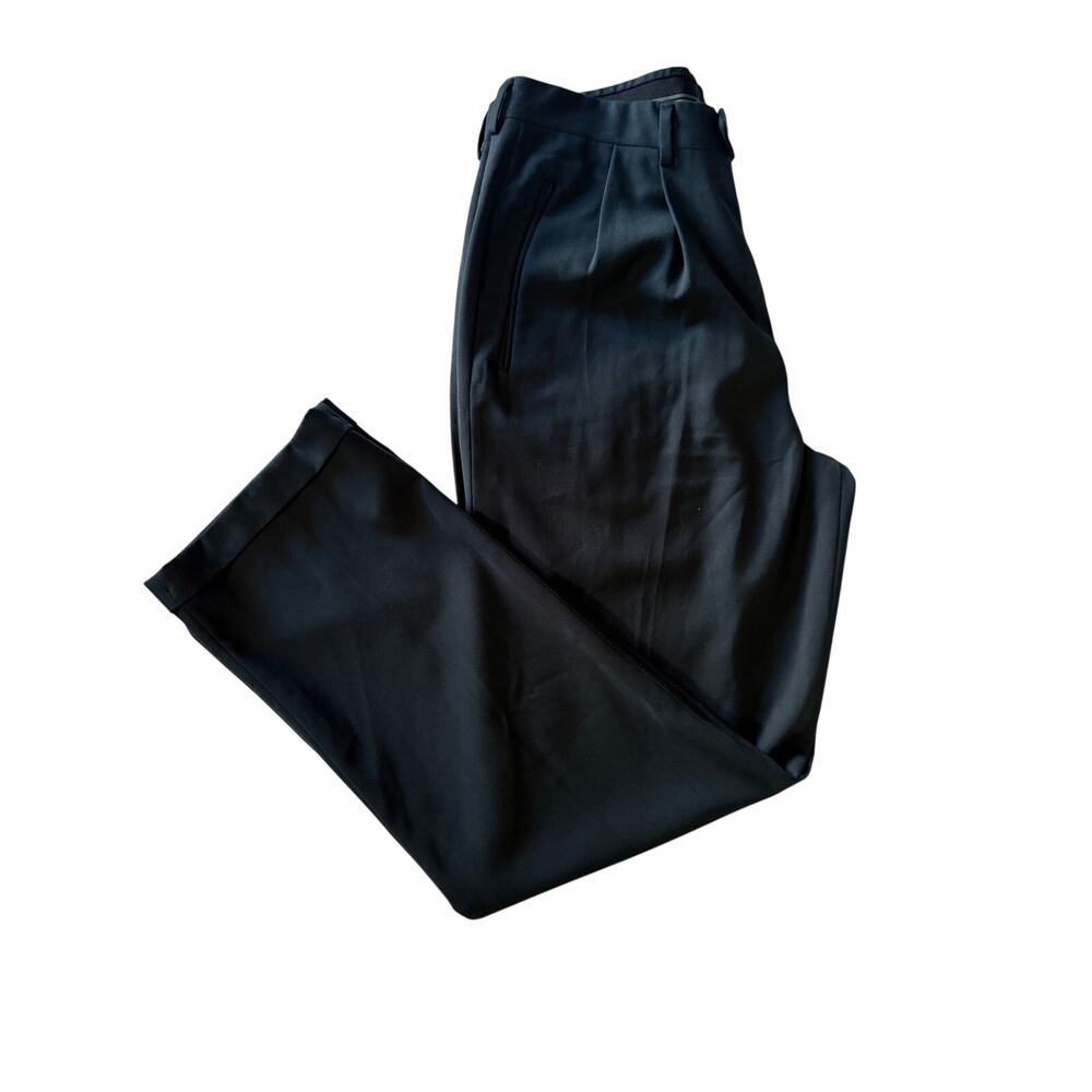 Claiborne Vintage Blue Dress Pants Navy, Size 34x32
